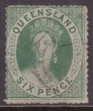 [Queen Victoria - As Previous, Rough Perforation, type A15]