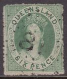 [Queen Victoria - As Previous, Rough Perforation, type A15]