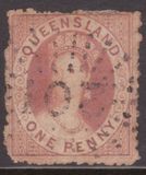 [Queen Victoria - Thick Yellowish Paper, type A17]