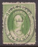 [Queen Victoria - Thick Yellowish Paper, type A21]
