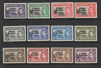 [St. Helena Postage Stamps Overprinted "TRISTAN DA CUNHA", type A]