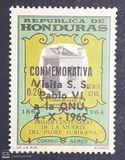 [Airmail - Pope Paul's Visit to U.N. Organisation - Previous Issues Overprinted "CONMEMORATIVA Visita S. S. Pablo VI a la ONU. 4-X-1965", type GT1]