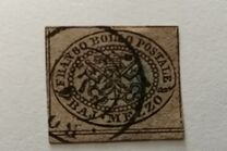 [Coat of Arms - Black print on Colored Paper, type A1]