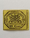 [Coat of Arms - Black Print on Colored Glazed Paper, 類型 Q]