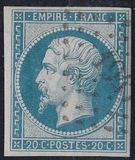 [Definitive 1853-1860 - Napoléon III, Empereur des Français, type C4]
