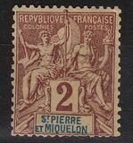 [Inscription: "St. PIERRE ET MIQUELON", Tip I1]