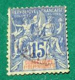 [Inscription: "GUADELOUPE ET DEPENDANCES", 类型 G5]