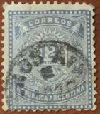 [Letter & Post Horn - Nineteen Dots in Upper Frame, тип V5]