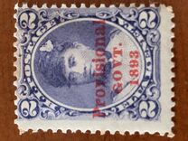[Sobrecargados: "Provisional GOVT. 1893" en rojo., tipo W1]