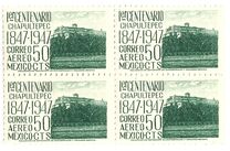 [Airmail - Portraits of "Child Heroes" etc. Inscribed "1er CENTENARIO CHAPULTEPEC ("CHURUBUSCO" or "MOLINO DEL REY") 1847-1947", type AFB]