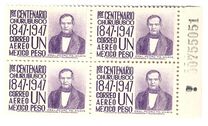 [Airmail - Portraits of "Child Heroes" etc. Inscribed "1er CENTENARIO CHAPULTEPEC ("CHURUBUSCO" or "MOLINO DEL REY") 1847-1947", type AFC]