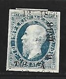 [Emperor Maximilian - Engraving, Square Period After Value - Overprinted District Name &/or Consignment Number &/or "866" or "867", тип K1]