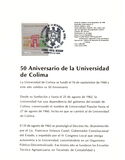 [The 50th Anniversary of Colima University, प्रकार BZI]