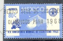 [Airmail - World Scout Conference, Mexico City, प्रकार AOF]