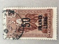 [Previous Issues Overprinted "FRANCE LIBRE" and Surcharged, type GQ]