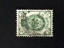 [As Russian stamps, but small circles in the corners, type G1]