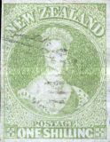 [Queen Victoria - Auckland Print - Thick Blued Paper, Not Watermarked, type A5]