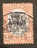 [Finish Postage Stamps Overprinted "Aunus", type A7]