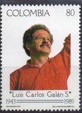 [The 2nd Anniversary of the Death of Luis Carlos Galan Sarmiento, 1943-1989, type BGR]
