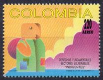 [Airmail - The 200th Anniversary of French Declaration of Human Rights, type BJI]