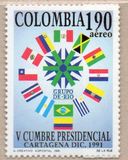[Airmail - The 5th Group of Rio Presidential Summit, Cartagena, type BHG]