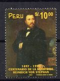 [The 100th Anniversary of the Death of Heinrich von Stephan, Founder of U.P.U., 1831-1897, 類型 APL]