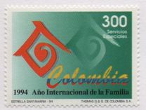[Airmail - International Year of the Family, type BLE]