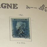 [Queen Victoria, 1819-1901 - White Line Below "POSTAGE" & Above "TWO PENCE", type B1]