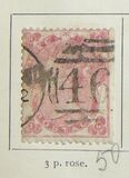 [Queen Victoria - Small White Control Letters in Corners, Tipe K]
