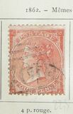 [Queen Victoria - Small White Control Letters in Corners, Tipe L]
