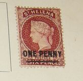 [Queen Victoria - Not Issued Stamps Surcharged, New Perforation, タイプ B23]