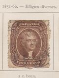 [Thomas Jefferson, 1743-1826 - Prejections at Top and Bottom Cut away, type H]