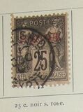 [French Postage Stamps Overprinted "PORT SAID", type A7]