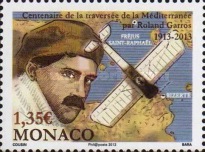 [The 100th Anniversary of the First Mediterranean Overflight by Roland Garros, 1888-1918, տեսակ DRD]