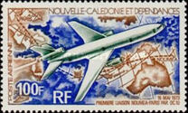 [Airmail - Inauguration of Noumea-Paris DC-10 Air Service, type IQ]