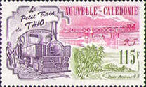 [Airmail - The 100th Anniversary of Little Train of Thio, type XU]