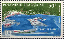 [Airmail - Papeete Harbour, typ AV]