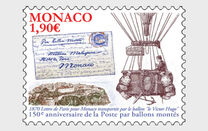 [The 150th Anniversary of the Post Mail "Ballons Montes", type EEO]