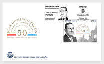 [The 50th Anniversary of the Return of Juan Domingo Peron - Joint Issue with Argentina, ประเภท HKJ]