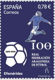 [The 100th Anniversary of the Royal Aragonese Football Federation, type HLP]
