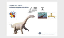 [National Exhibition of Youth Philately "JUVENIA" - Teruel - Dinosaurs, type HMO]