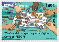 [The 25th Anniversary of Cooperation with the Spanish Philatelic Cooperation, type HOC]