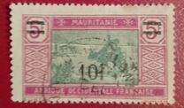 [Desert Landscape Stamps of 1913-1917 & Not Issued Stamps Overprinted & Surcharged in Black or Red, type XXF8]