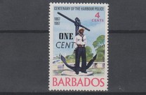 [No. 263 Overprinted "ONE CENT" and Surcharged, jenis FP]