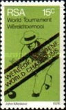 [South Africa's Victory in World Bowls Championships - Overprinted "WERELDKAMPIOENE - WORLD CHAMPIONS" - Fluorescent Paper, type ON1]