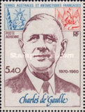 [Airmail - The 10th Anniversary of the Death of Charles de Gaulle, 1890-1970, tyyppi EJ]