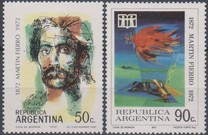 [International Book Year and the 100th Anniversary of Martin Fierro, Poem by Jose Hernandez, type AEY]