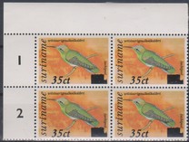 [Birds Issue of 1977 Surcharged, type AIF1]