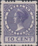 [Queen Wilhelmina - New Values and Colors - Watermarked, type AL18]
