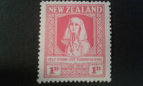 [Nurse - Inscription "HELP STAMP OUT TUBERCULOSIS 1929", type BJ]